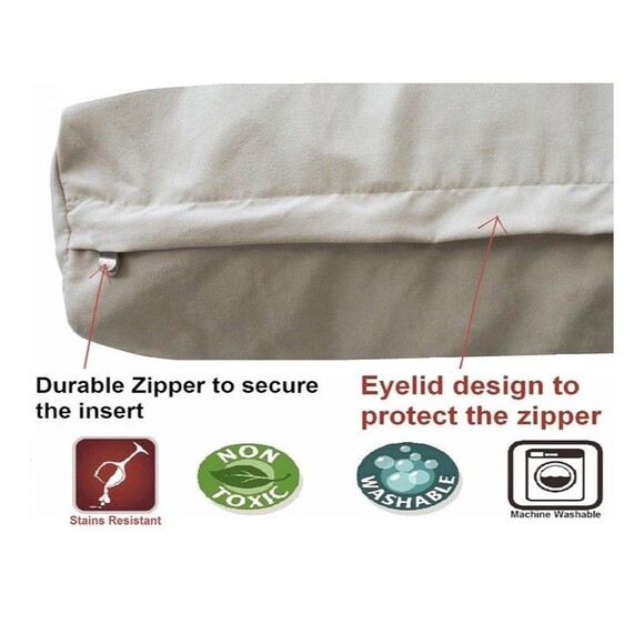 Dog Bed 4 Less XL MicroSueded‎  Bed Cover Water Proof Machine Washable 40x35x 4 - Picture 2 of 4